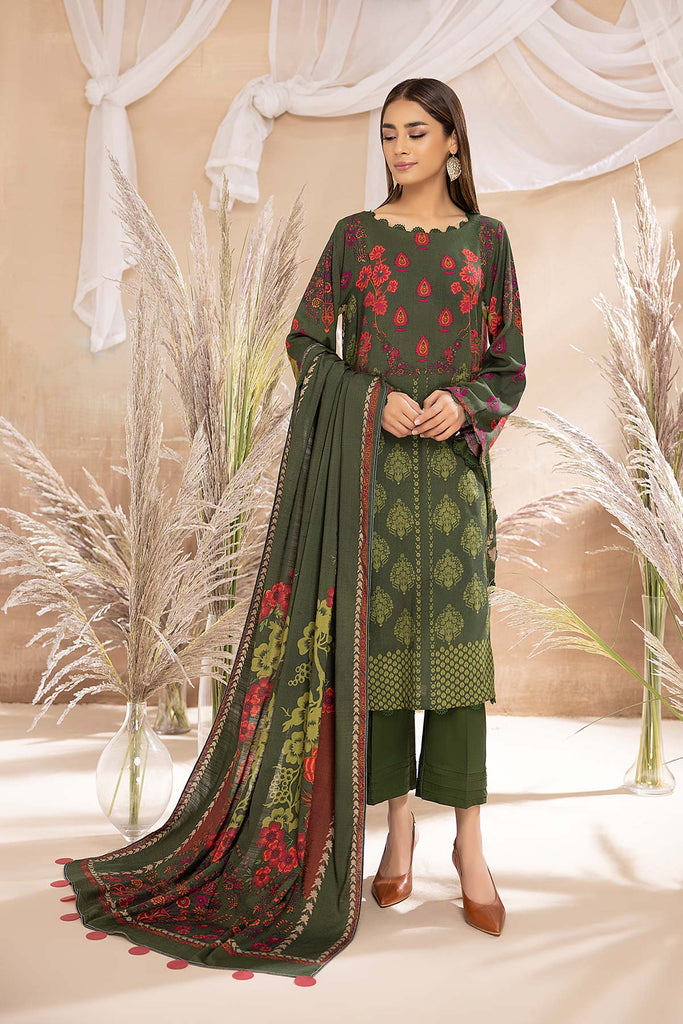 Charizma C-Prints Fall/Winter · Slub Linen Suit with Pashmina Shawl – CPW22-51