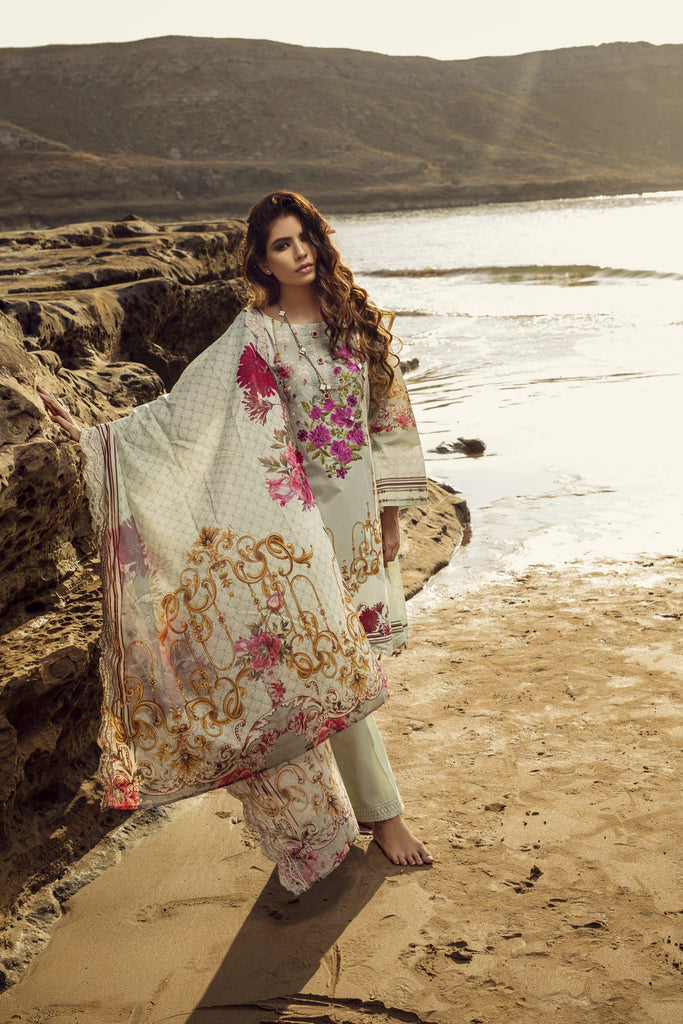 Iman Embroidered Lawn Collection 2020 – IE-3A