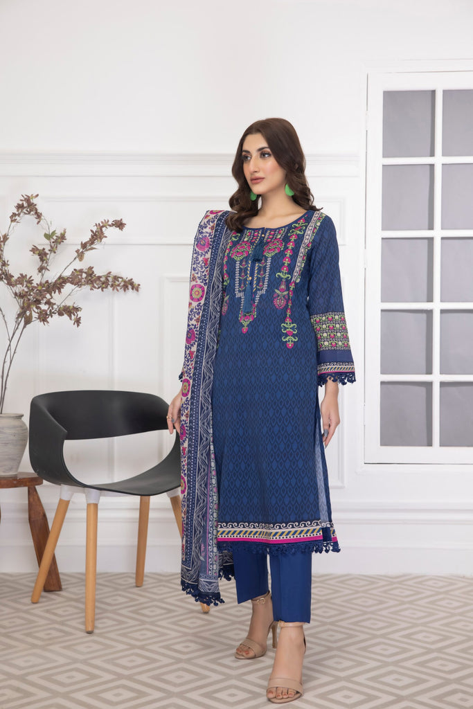 Salina Doby Stripe Lawn Collection Vol-2 – SDSV2-3