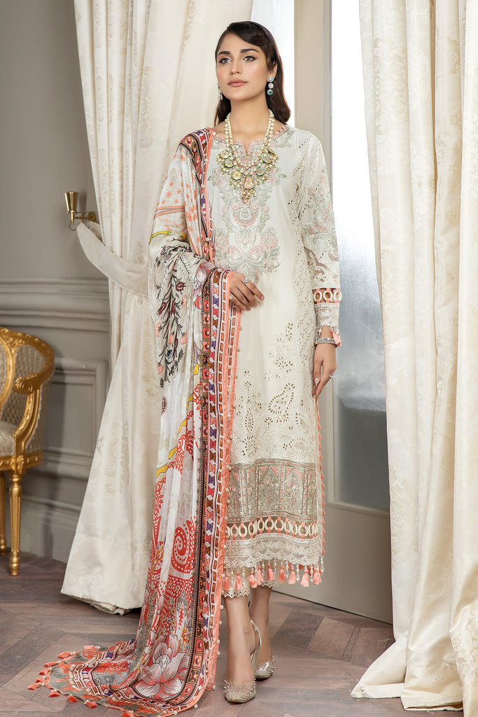 Adan's Libas Dulcet Lawn Collection 2023 – Ivory