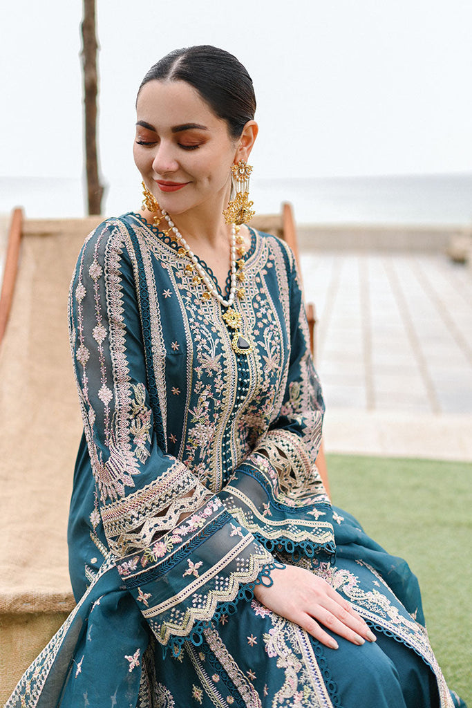 Qalamkar Luxury Lawn Collection 2023 – SP-10  ZAHRA