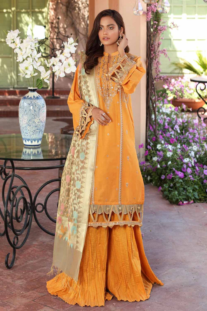 Gul Ahmed Festive Collection – Embroidered Lawn Suit with Jacquard Dupatta FE-12233