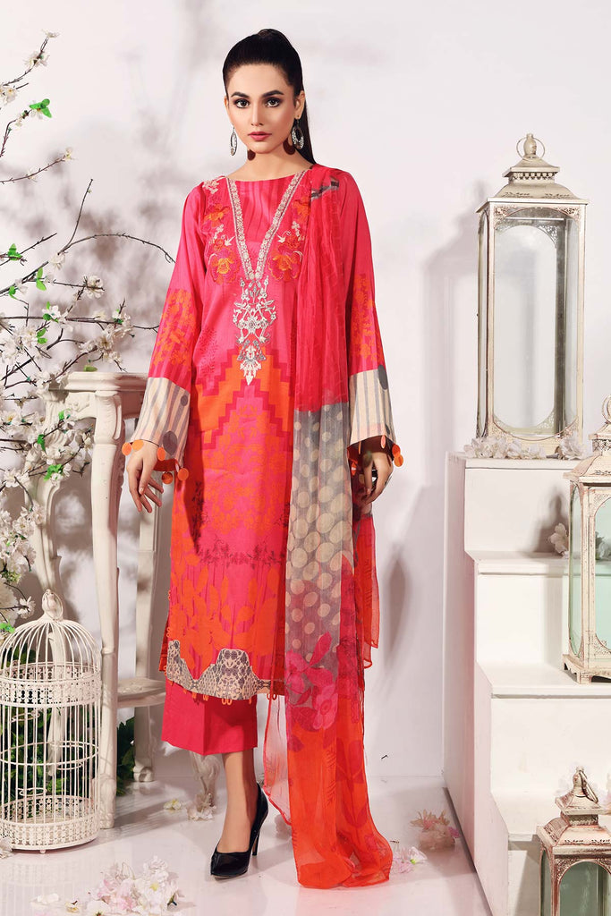 Charizma Embroidered Lawn Collection Chapter 1 – CEL-12