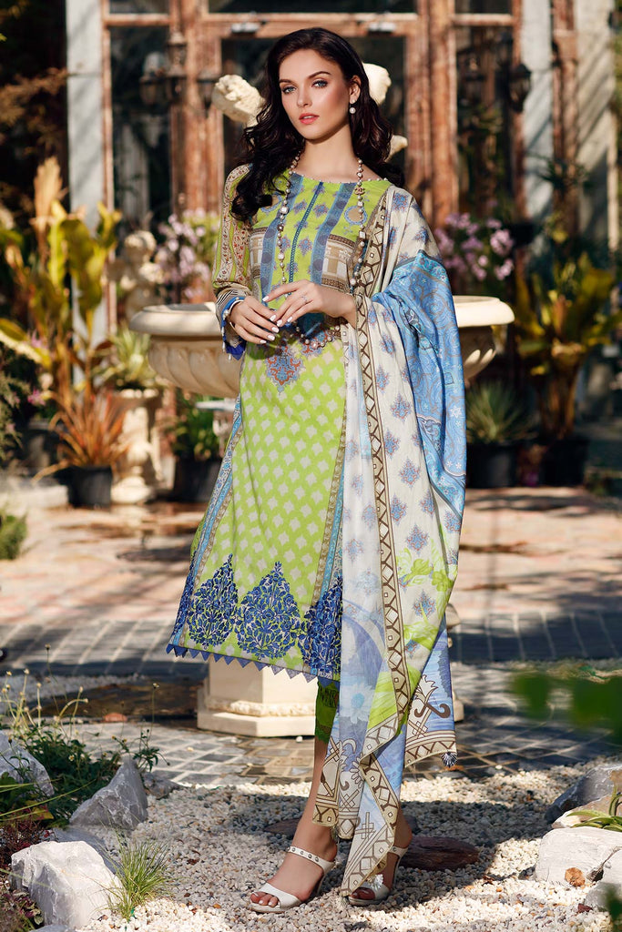 Charizma Orange Series Vol-2 – Embroidered Lawn Suit - COR-22