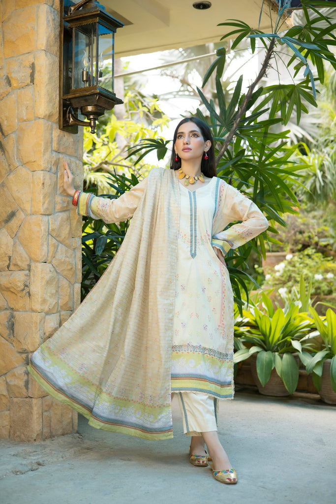 Salina Lawn Zari Collection Vol-9 – Z9-4