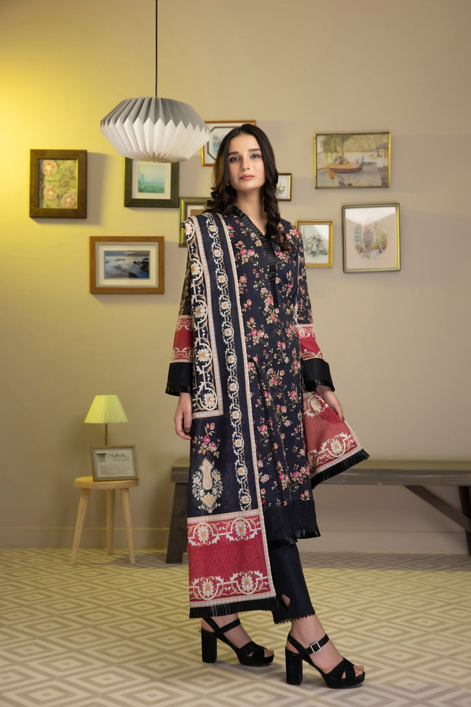 Salina Doby Stripe Lawn Collection – SDS-4