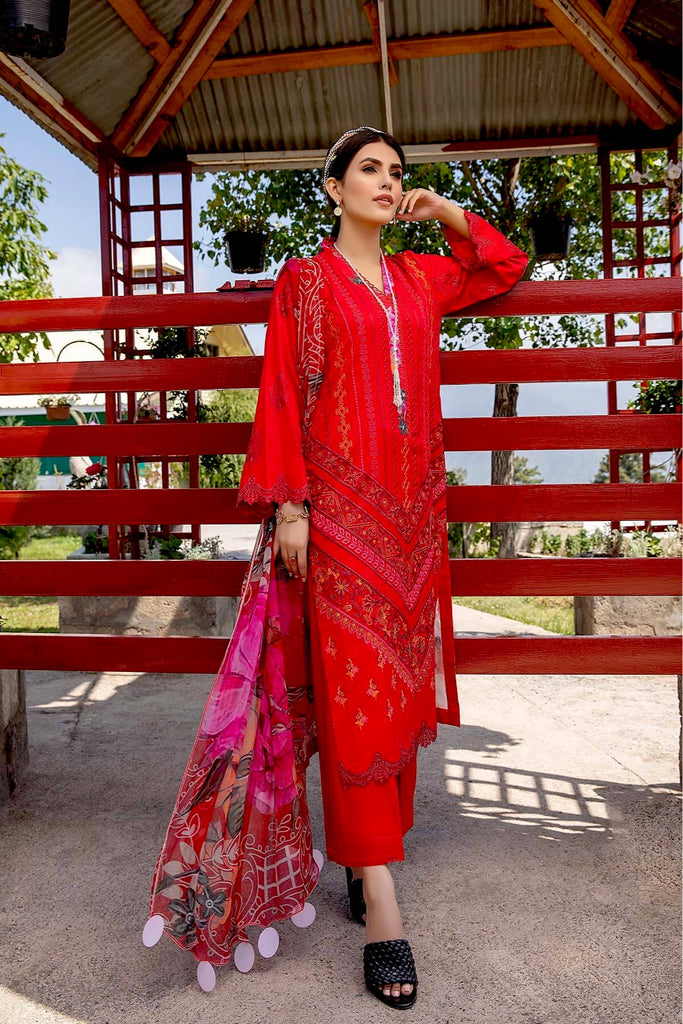 Charizma Signature Chapter 1 – Embroidered Lawn With Chiffon Dupatta CSL-06