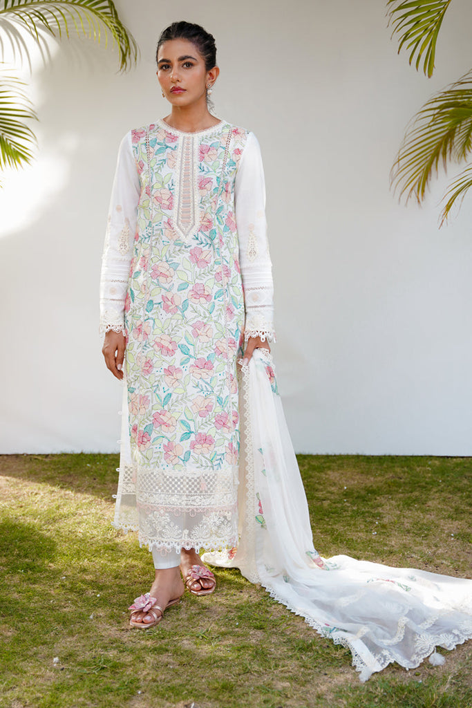 Qalamkari Qlinekari Lawn Collection – RT-06  AMARI