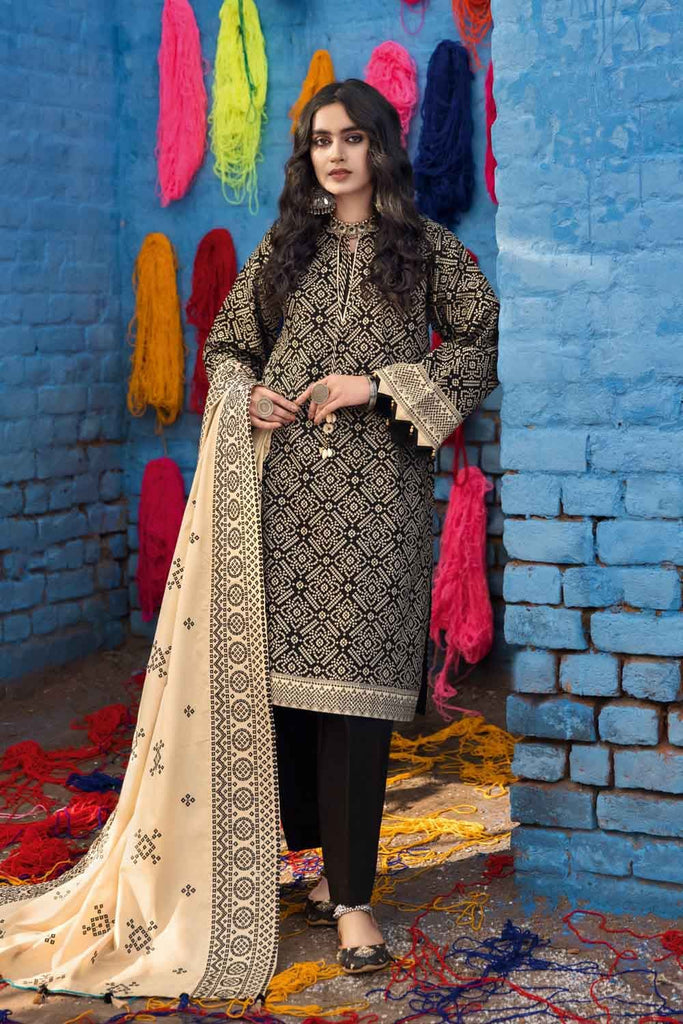 Gul Ahmed 3PC Chunri Lawn Embroidered Suit CL-22053