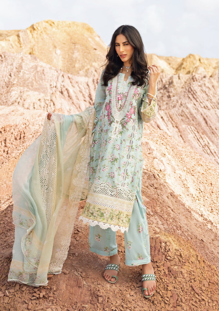 Elaf Signature Embroidered Lawn Collection – ESC-01B BREEZE