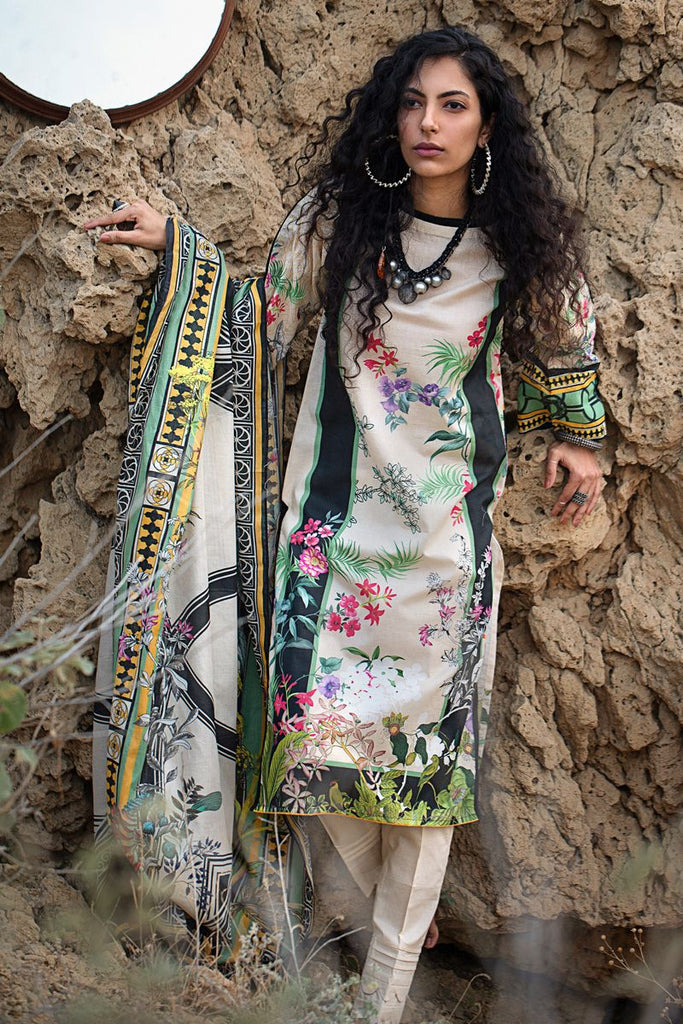 Gul Ahmed Summer 2020 – Basic Collection – 3PC Unstitched Lawn Suit CL-714