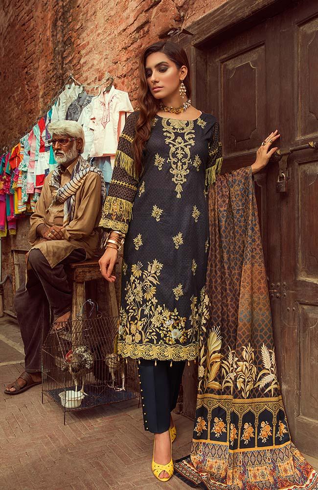 Rung by Al Zohaib Embroidered Lawn Collection 2020 – RNE20-06