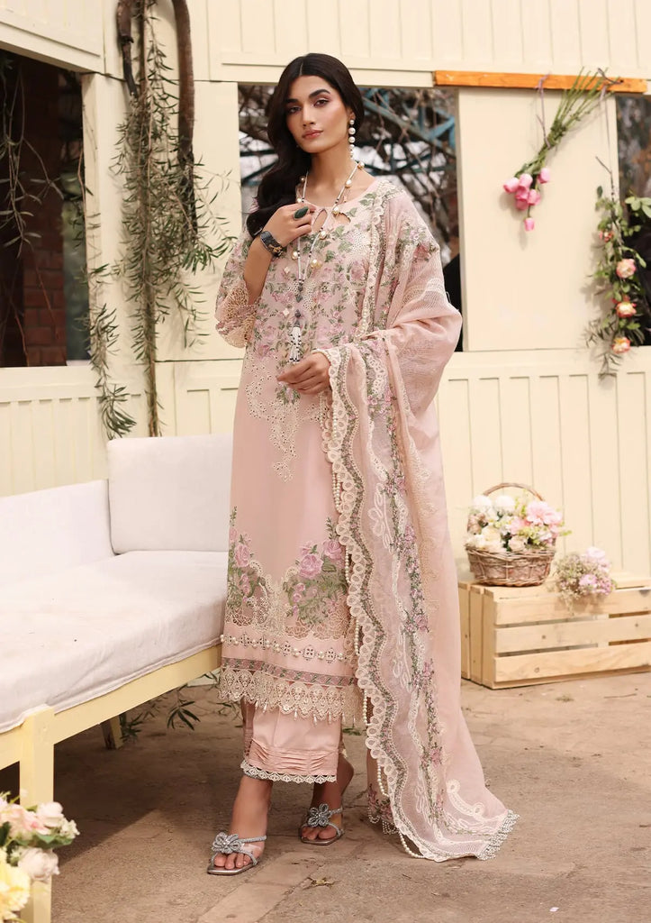 Kahf Festive Premium Lawn Collection 2024 – KFL-09B NORA