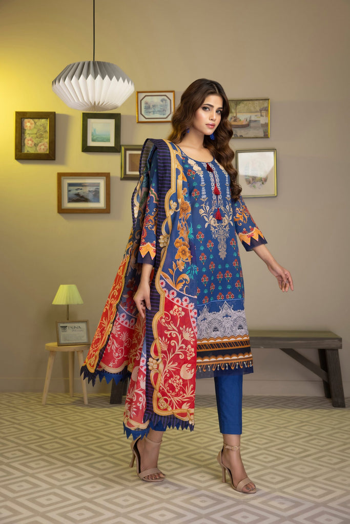 Salina Doby Stripe Lawn Collection – SDS-6