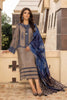 Charizma C-Prints Fall/Winter · Slub Linen Suit with Pashmina Shawl – CPW22-34