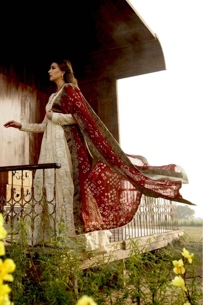 Qalamkar Luxury Festive Lawn Collection 2021 – FX-07