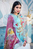 Gul Ahmed Summer Premium Lawn 2021 · 3PC Unstitched Chiffon Embroidered Shirt With Dyed Inner & Trouser And Digital Printed Tissue Silk Dupatta SP-18