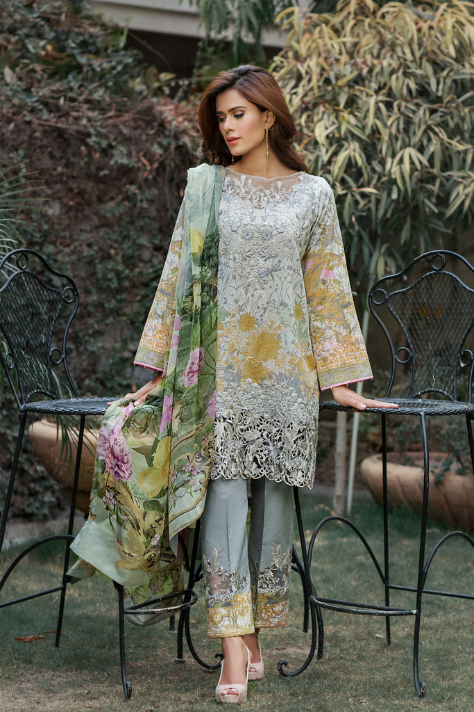 Rungrez Festive Lawn Collection 2016 – Mesmerising Bouquet - YourLibaas
 - 1