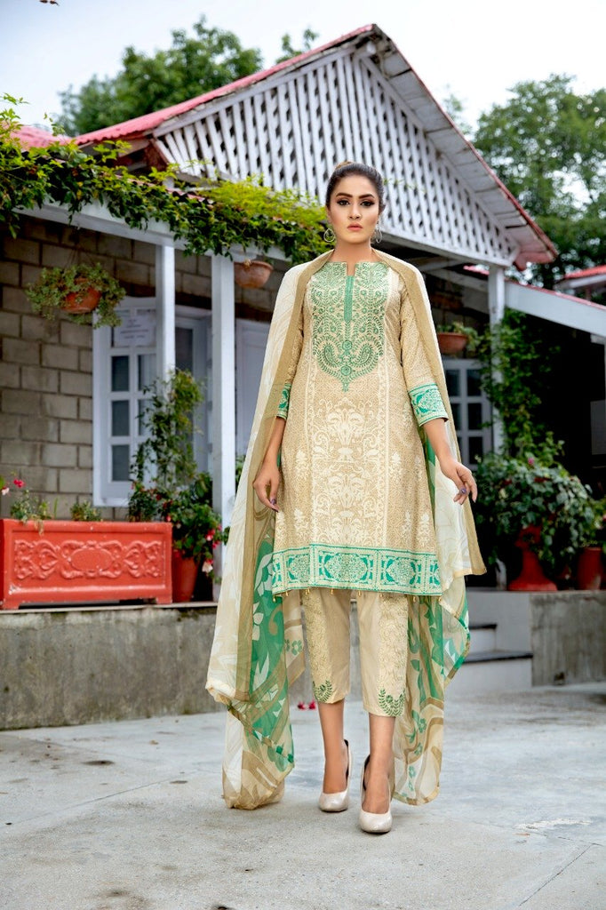 Rangrez Embroidered Lawn Collection 2021 – D7