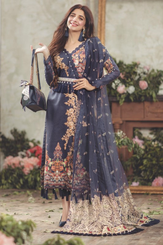 Noor by Saadia Asad Luxury Lawn 2018 – 07 Kashmiri Fling