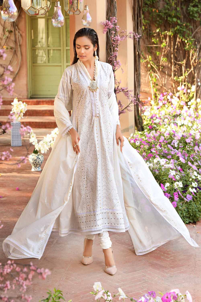 Gul Ahmed Festive Collection – Embroidered Lawn Suit with Denting Lawn Dupatta FE-12224