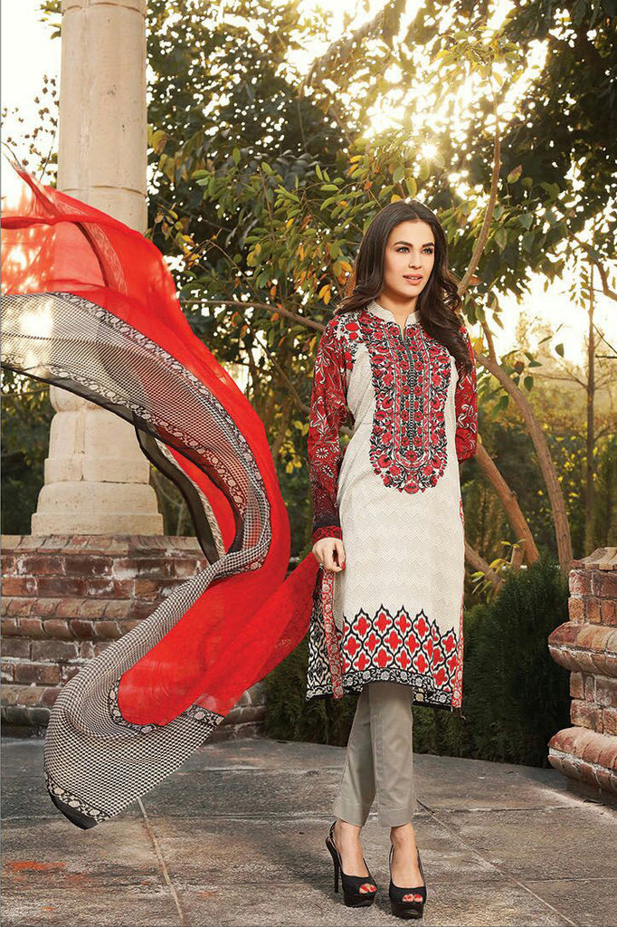 RajBari Spring/Summer Embroidered Lawn – 08A - YourLibaas
 - 1