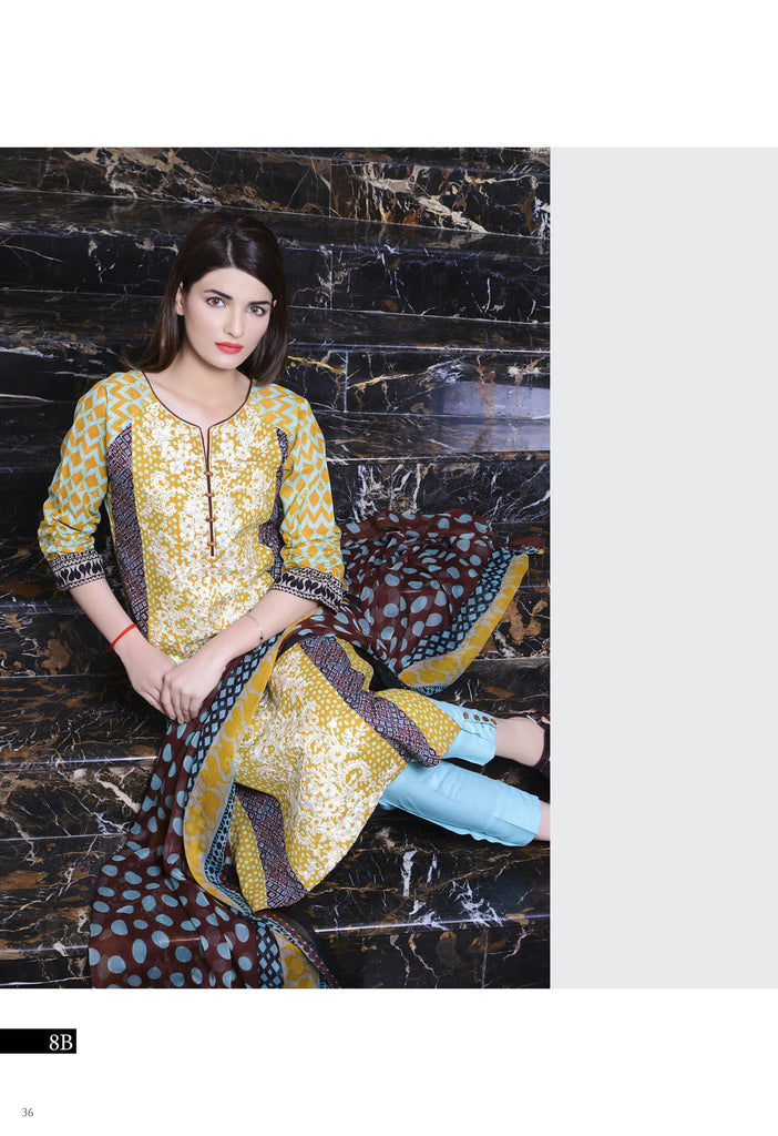 Kalyan Designer Embroidered Collection 2016 – 8B - YourLibaas
 - 1