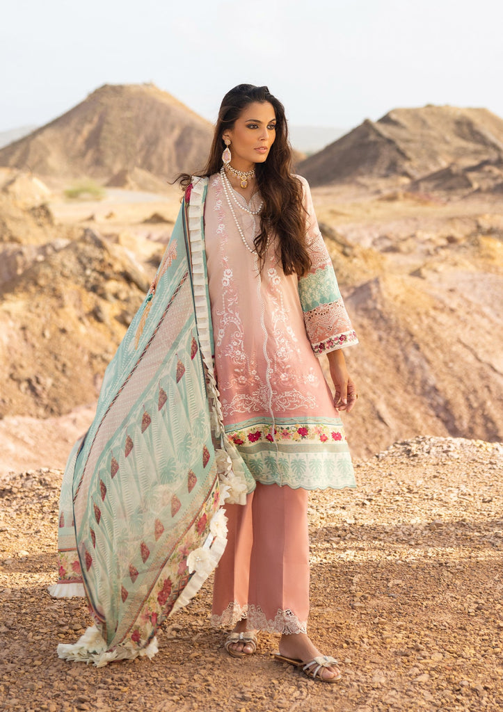 Elaf Signature Embroidered Lawn Collection – ESC-05A PETAL WHISPER