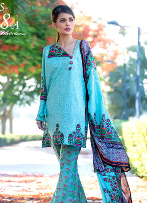 Sahil Embroidered Lawn Eid Collection Vol-10 – 08A