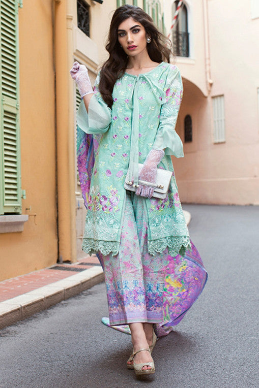 Farah Talib Aziz Spring/Summer Lawn 2017 – Fairmonte Azure 8A