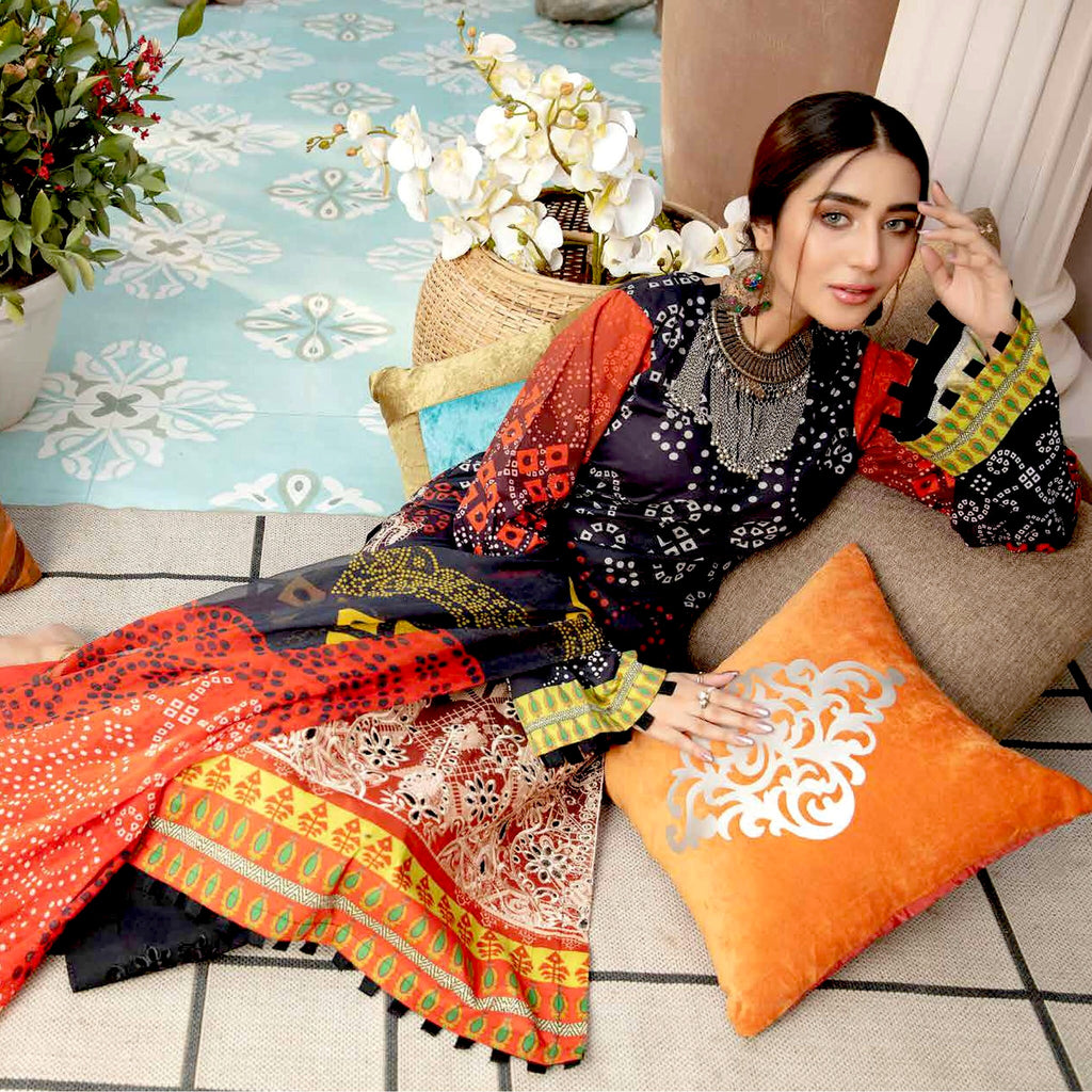 Aafreen Chunri Embroidered Lawn Chikankari Vol-9 – AF-61