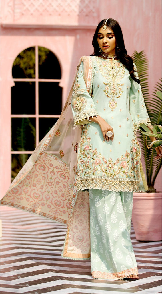 Anaya x Kamiar Rokni Festive Luxury Lawn Collection '21 – DINA