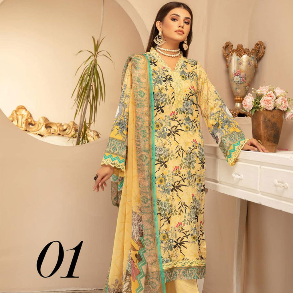 Naqsh by Sophia Lawn Collection – NA-01