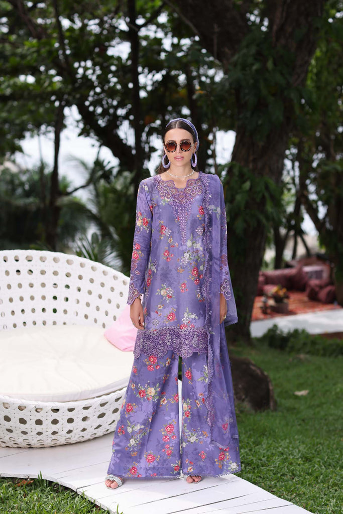 Noor by Saadia Asad Luxe Printkari Lawn 2024 – D4-B