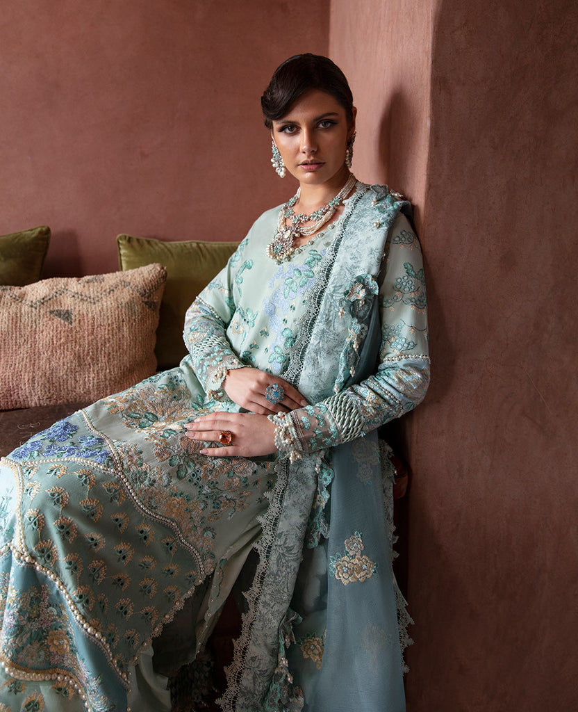 Republic Womenswear Amaani Luxury Lawn Eid Collection – D3-B - Nora