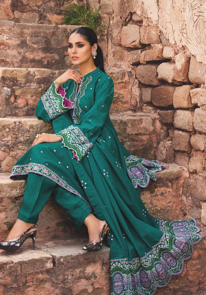 Gul Ahmed Winter Collection 2021 · 3 PC Karandi Suit with Karandi Shawl – AY-12008