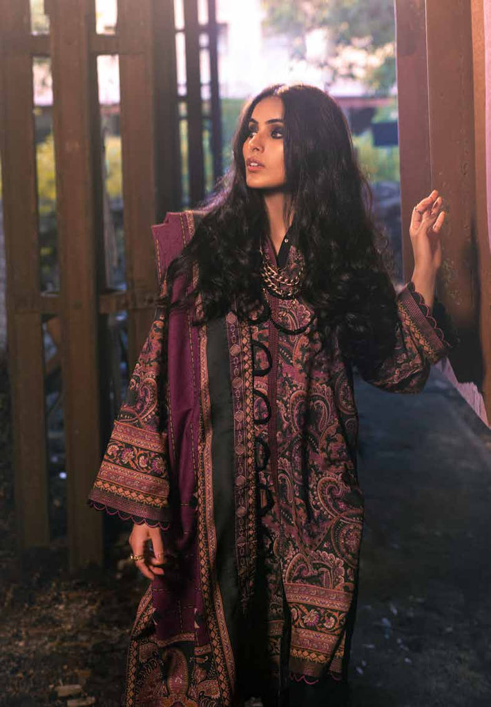 Gul Ahmed Winter Collection 2021 · 3 PC Karandi Suit with Karandi Shawl – AY-12025B