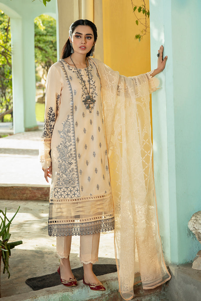 Aabyaan Luxury Lawn Collection – BATUL(AL-03)