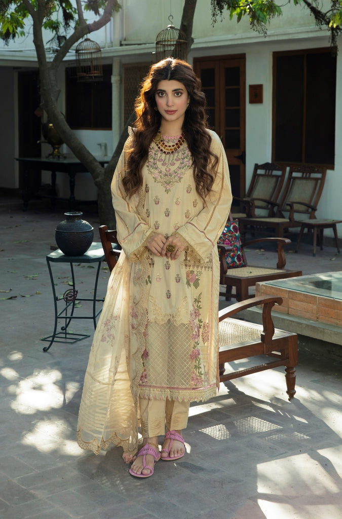 Aabyaan Sahiba Luxury Lawn Eid Collection 2022 – NIRVA (AE-13)