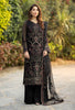 Adan's Libas Wisteria Embroidered Chiffon Collection – Black Pearl