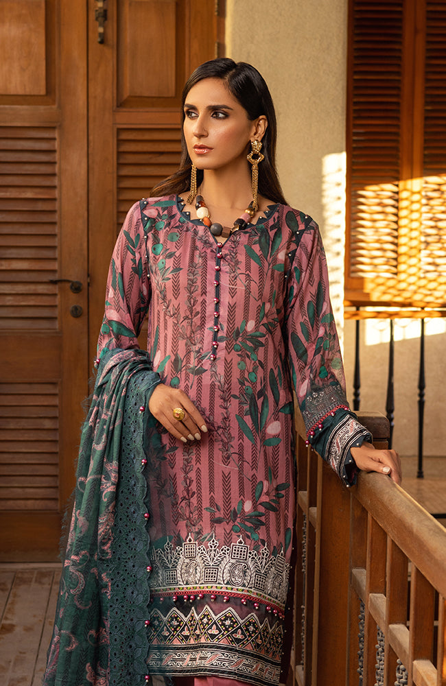 Al Zohaib Sunshine Bloom Embroidered Lawn Collection 2022 – E-05B