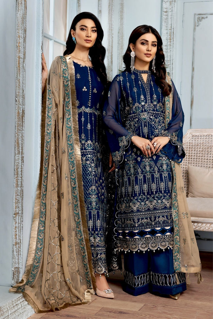 Alizeh Mah-e-Ru Festive Embroidered Chiffon Collection '21 – Nousha