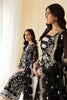 Alizeh Rang-e-Mehr Formal Collection – Embroidered Chiffon Black - V14D03