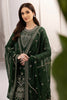 Alizeh Rang-e-Mehr Formal Collection – Embroidered Chiffon Green - V14D10