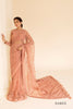 Alizeh Rang-e-Mehr Formal Collection – Embroidered Net Peach - V14D09