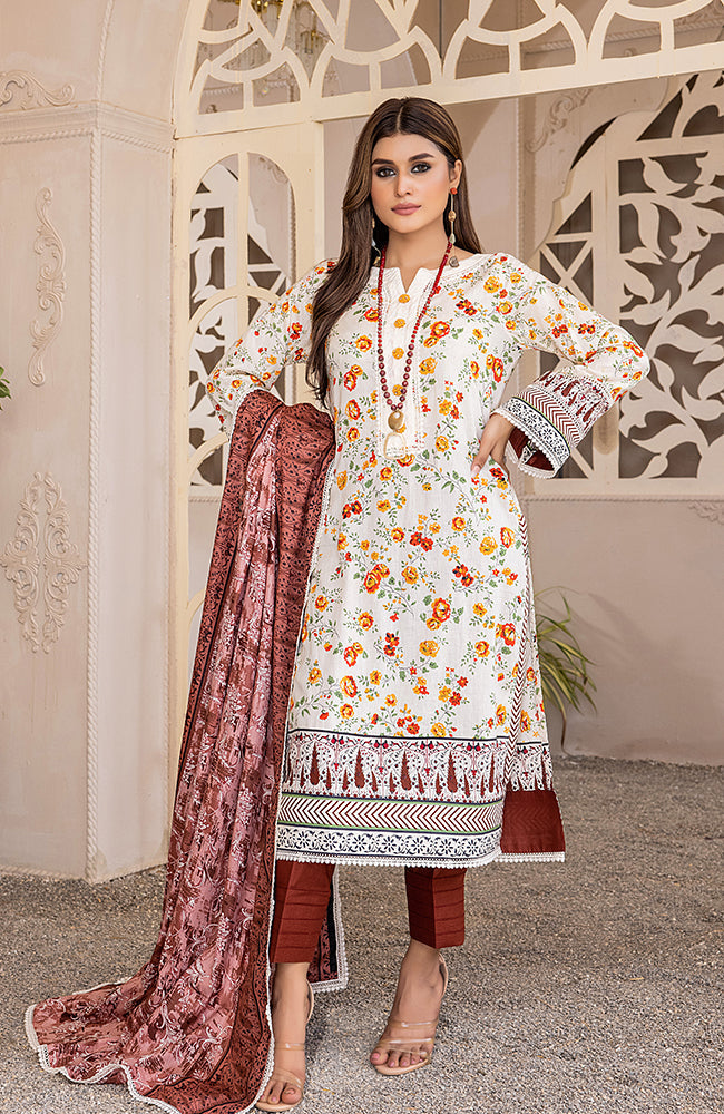 Anum Printed Lawn Collection Vol-1 2023 – ANL1-23-05C