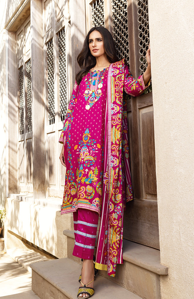 Anum Printed Lawn Collection Vol-3 – 01C