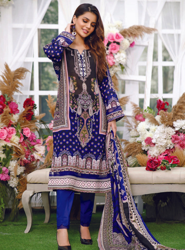 Anum by Al Zohaib Printed Lawn Collection Vol-6 – 1C