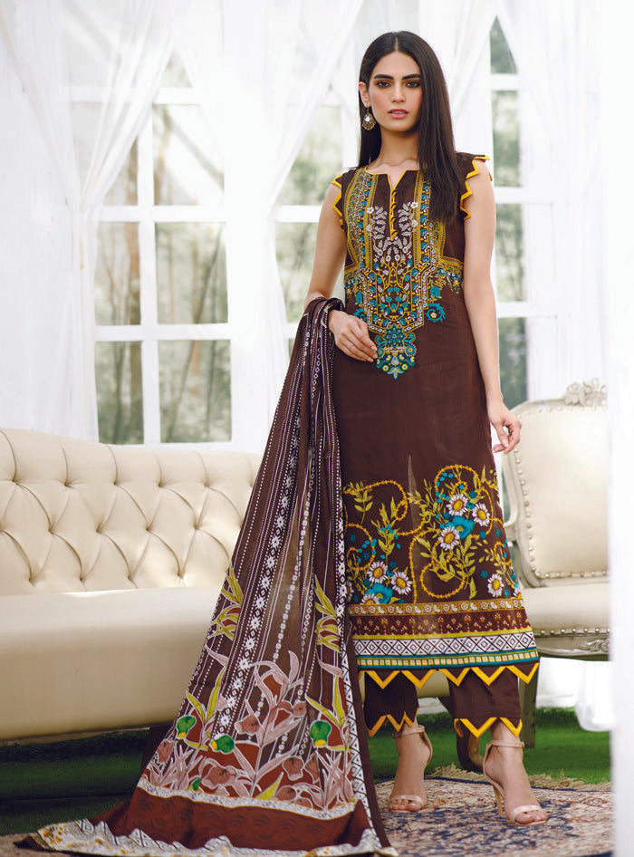 Anum by Al Zohaib Printed Lawn Collection Vol-6 – 4C