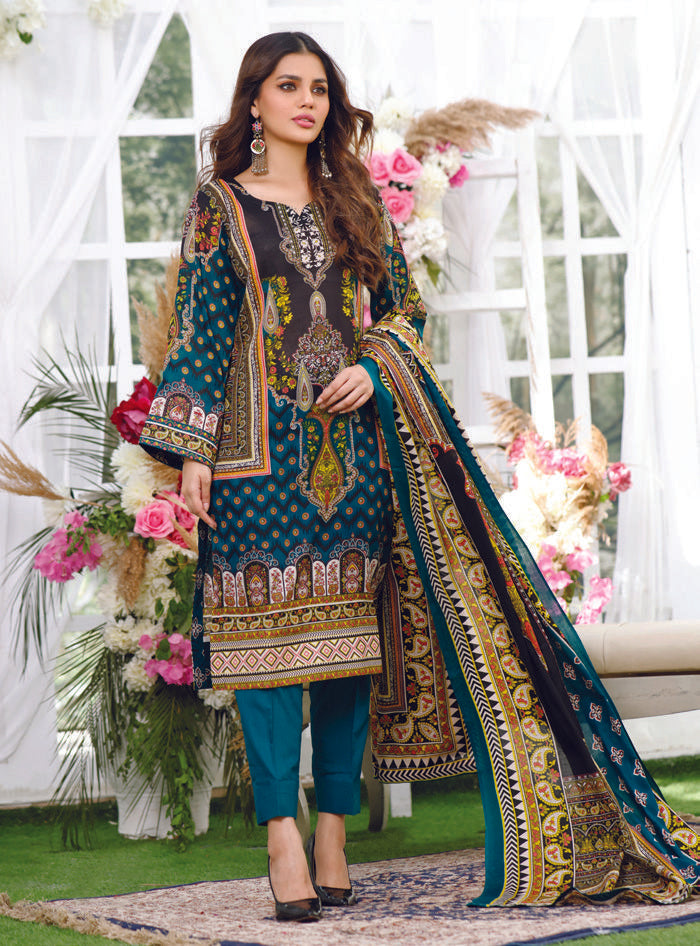 Anum by Al Zohaib Printed Lawn Collection Vol-6 – 1A